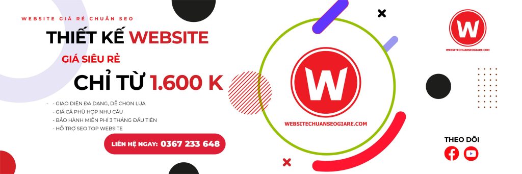 website chuẩn SEO giá rẻ