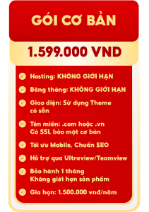 Thiết kế website chuẩn SEO giá rẻ có những gì?